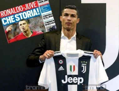 Εντυπωσιακό καλωσόρισμα της Γιουβέντους στο Ρονάλντο - Συγκινητικό αντίο του Πορτογάλου στη Ρεάλ (φωτό)